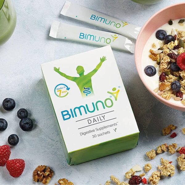 Bimuno Original - Daily Prebiotic Food Supplements. Gut Health Support for Men, Women, Kids & Bifidobacterium Culture. High in Fibre. Taste Free, Vegetarian, Gluten Free | 3 Pack (90 Sticks) - Image 7