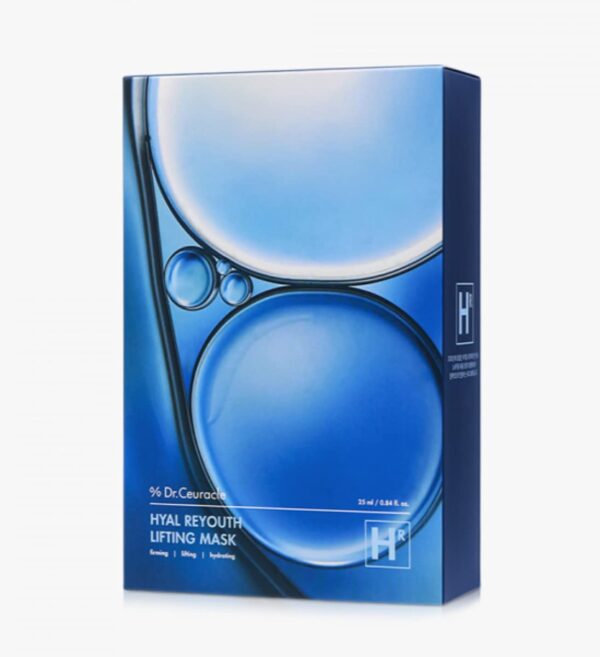 Dr.Ceuracle Hyal Reyouth Lifting Mask (10 Masks) - A Replenishing Sheet Mask for Dehydrated Skin