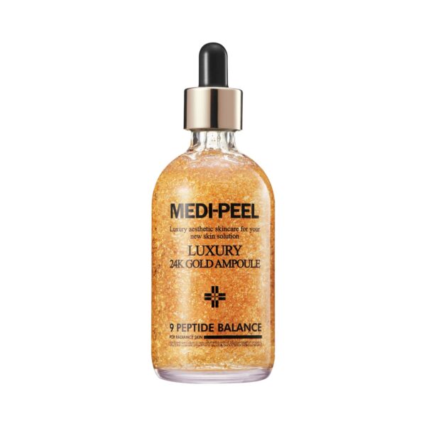 MEDI-PEEL Pure Gold 24K Ampoule 3.38 fl.oz / 100ml | 99.9% 24K Pure Gold All in One Ampoule