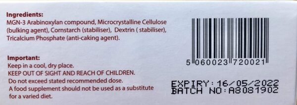 from Breaking Down Rice Bran with Enzymes from The Shitake Mushroom (1000 mg