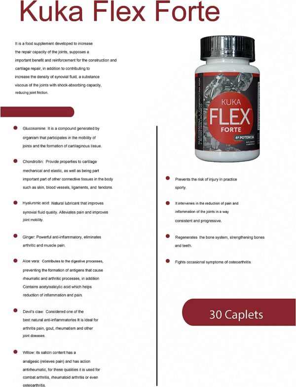 RMFLEX Kukaflex Forte 30 tabletas - Image 4