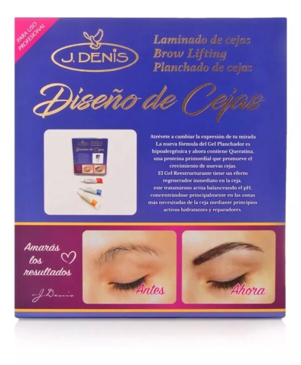 Generic J Denis laminado de cejas kit profesional | planchado de cejas kit permanente - Image 3