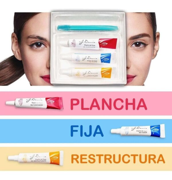 Generic J Denis laminado de cejas kit profesional | planchado de cejas kit permanente - Image 4